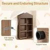 KOMFOTTEU Kinderbücherregal in Hausform, 116 cm Kinderregal Produktbild-Vorschau 5