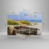 Bild auf Leinwand - Leinwandbild - 3 Teile - Strand Möwen Produktbild-Vorschau 3