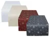 Tischläufer 30x160 cm Grau Weihnachten Polyester Sterne Produktbild-Vorschau 5