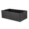 A black fabric planter bag with handles, shown from a side angle against a white background. Produktbild-Vorschau