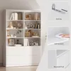 BEALIFE Scaffalatura 120x34x180 cm con 4 cassetti | MDF con Anteprima dell’immagine prodotto 7