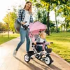 HOMCOM 6 in 1 Dreirad mit Schubstange, Kinderdreirad mit Produktbild-Vorschau 2