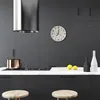 Glasuhr Wanduhr Küchenuhr Echt-Glas 30fi cm Klinker weiß Produktbild-Vorschau 3