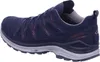 A side view of a blue LOWA shoe. Voir les images du produit
