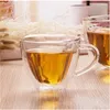 240 ml doppelwandige Glas Thermo - Herztasse mit Produktbild-Vorschau 6