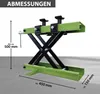 Grüner Motorradheber aus Stahl, max. 500 kg Tragkraft, 500 Produktbild-Vorschau 2