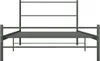 vidaXL Postelový rošt Grey Metal 100 × 200 cm Náhled obrázku produktu 2