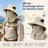 Sonnenhut, UPF 50+ UV Schutz Hut,mit Nackenschutz & Produktbild-Vorschau 5
