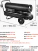 VEVOR Canon de chauffage 50 kW, Chauffage diesel, Voir les images du produit 7