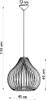Hängeleuchte APRILLA Holz 1xE27 15W Holz 110x40x40cm Sollux Produktbild-Vorschau 4