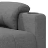 vidaXL Fauteuil relax gris clair Tissu Voir les images du produit 7