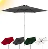 Parasol rond Jayseuw, manivelle, pliable, en fer, pour Voir les images du produit 10