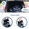 Invalidný vozík skladací Skladací invalidný vozík s Náhľad obrázku produktu 3