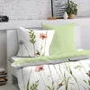 Dormisette Mako-Satin Bettwäsche Sommerwiese 155x220 cm + Produktbild-Vorschau 3