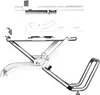 A diagram of a Bosch transport and work table. Voir les images du produit