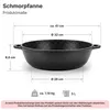 32 cm Schmorpfanne Bräter Bratpfanne Servierpfanne Produktbild-Vorschau 2