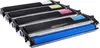 A set of four toner cartridges for a printer, arranged diagonally. Produktbild-Vorschau