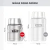 THERMOS STAINLESS KING, recipiente para alimentos de 0,47 Vista previa de la imagen del producto 14