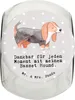 Mr. & Mrs. Panda Dose Basset Hound Moment L 870ml - Grau Produktbild-Vorschau 1