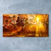 Wanduhr aus Glas – 60x30 cm - Glasbild - Glasuhr - Produktbild-Vorschau 2