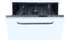 A white dishwasher with its door open, showing the interior racks and control panel. Produktbild-Vorschau