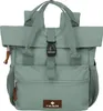 A mint green backpack is shown from the front against a white background. Voir les images du produit
