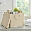 4 Stück Creme Faltbox 30 x 30 x 30 cm Aufbewahrungsbox Produktbild-Vorschau 3