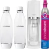 A SodaStream Terra sparkling water maker with two reusable bottles and a CO2 cylinder. Produktbild-Vorschau