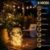 Salcar 20m 200 LED Solar Lichterkette Außenlichterkette, Produktbild-Vorschau 3