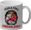 Stuttgart Europa Glitzer-Kaffeebecher mit Spruch Tässle Produktbild-Vorschau 1