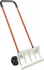 A snow shovel with wheels and an adjustable handle, shown against a white background. Náhľad obrázku produktu