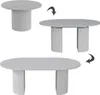 Esstisch Vicco Calero Weiß 120-200 x 60 cm ausziehbar, Produktbild-Vorschau 5