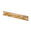 QLS nástenný držiak na lyže 90 cm na 4 páry drevených palíc Náhľad obrázku produktu 7