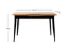 Skye Decor, Ay - 1184, Esstisch, Atlantische Kiefer, 120 x Produktbild-Vorschau 7