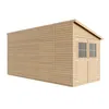 Abri de jardin en bois (avec paroi latérale) - débarras Voir les images du produit 1
