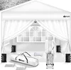 tillvex Pavillon 3x3m blanc étanche à l'eau avec 4 parties Voir les images du produit 1