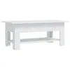 vidaXL Konferenční stolek bílý 102x55x42 cm Materiál dřevo Náhled obrázku produktu 1