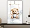 MuchoWow® - Leinwandbilder - Bär - Baby - Tier - Kinder, Produktbild-Vorschau 7