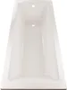 A top-down view of a white bathtub. Produktbild-Vorschau