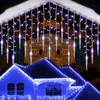 Pohádková světla venkovní napájení pro balkon LED ledový Náhled obrázku produktu 1