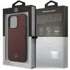 Handyhülle Case iPhone 13 Pro Mercedes Cover Echtleder rot Produktbild-Vorschau 8