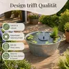 Solar Brunnen Set inkl. Akku - 50 cm Metall-Schale Produktbild-Vorschau 5