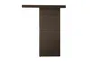 A dark brown sliding door with a silver handle, shown from the front. Náhľad obrázku produktu