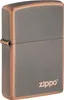 Zippo Benzin-Feuerzeug Rustic Broonze Zippo Logo 60006257, Produktbild-Vorschau 1