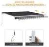 Gelenkarmmarkise 4 x 3 m elektrische Markise mit Handkurbel Produktbild-Vorschau 4
