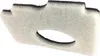 A close-up, isolated shot of a white air filter with a black edge and an oval-shaped opening. Produktbild-Vorschau