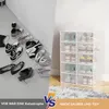 Schuhschränke, 10 Stapelbare Schuhboxen, Transparent Produktbild-Vorschau 4