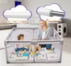 Laufstall Baby mit Matratze, Laufgitter Baby 120x120cm, Produktbild-Vorschau 2
