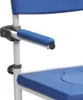 Dusch-Toilettenrollstuhl,ASTON 5"Räder,weiß-blau, Produktbild-Vorschau 2