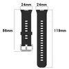 Bizon Strap Uhr Silikon Pro Huawei Watch Fit 3 schwarz Produktbild-Vorschau 2